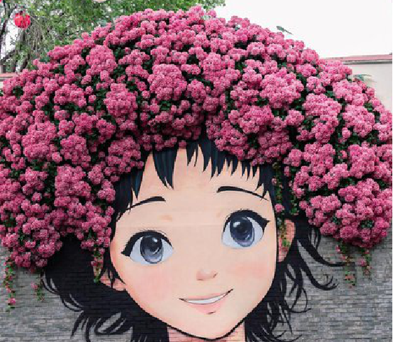 德钦墙体彩绘-网红墙打卡