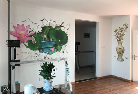 德钦墙体彩绘相比墙纸的优势。