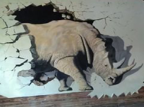 德钦在墙绘中,如何绘制3D效果?