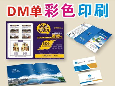德钦单页印刷,色彩搭配简单。