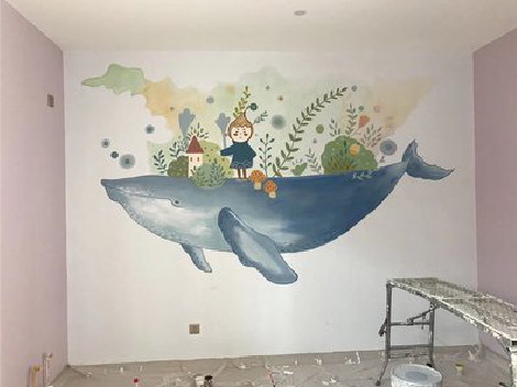 德钦手绘墙的特点及优势。